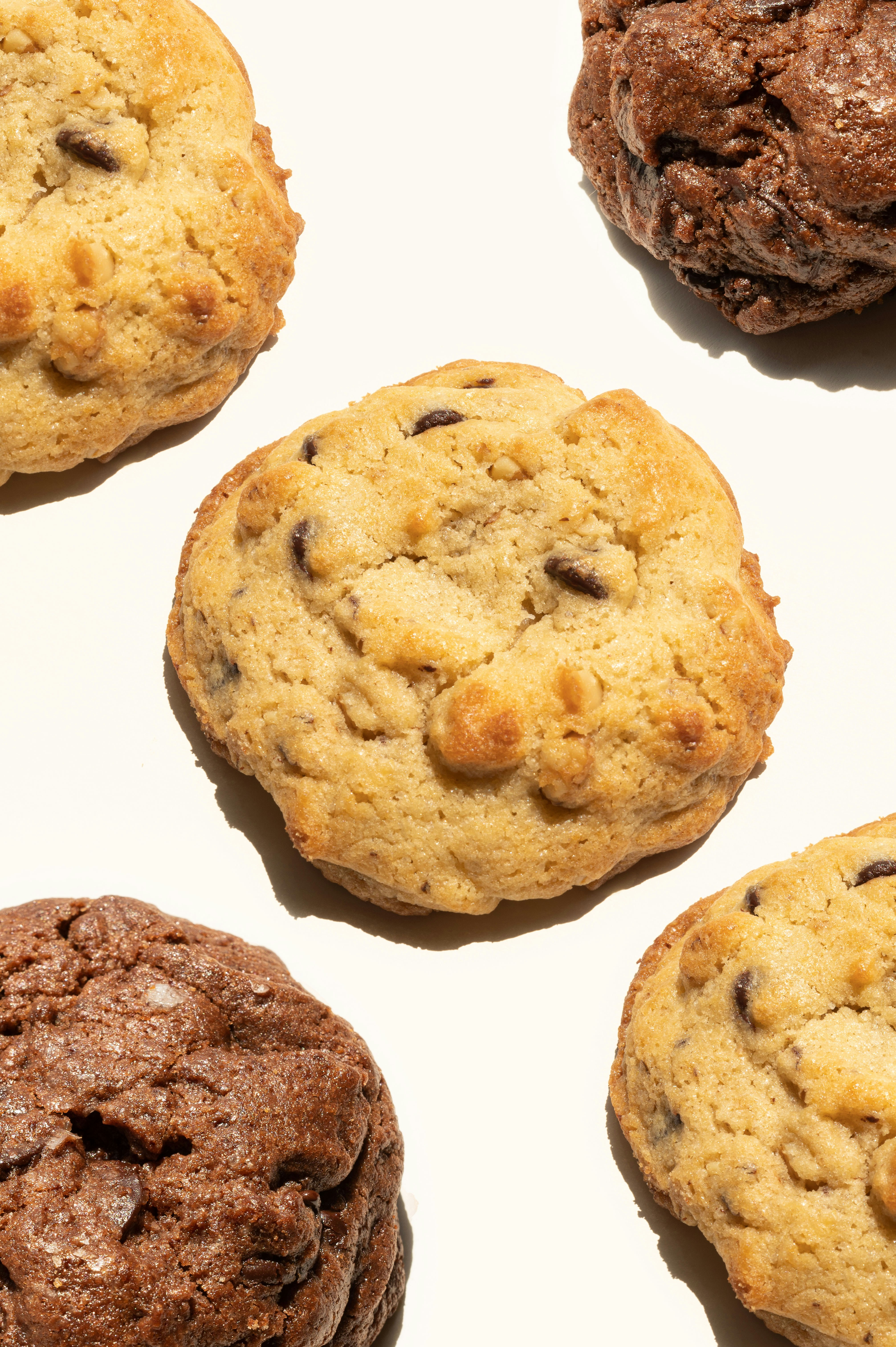 A plate of cookies.